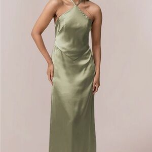 Revelry Everly Satin Moss 753 Size 6